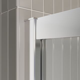 Душевой уголок BelBagno LUCE-AH-1-130/80-C-Cr хром